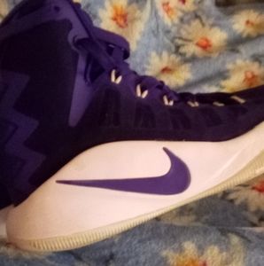 Purple Nike hyperdunks